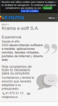Mobile Screenshot of krama.es